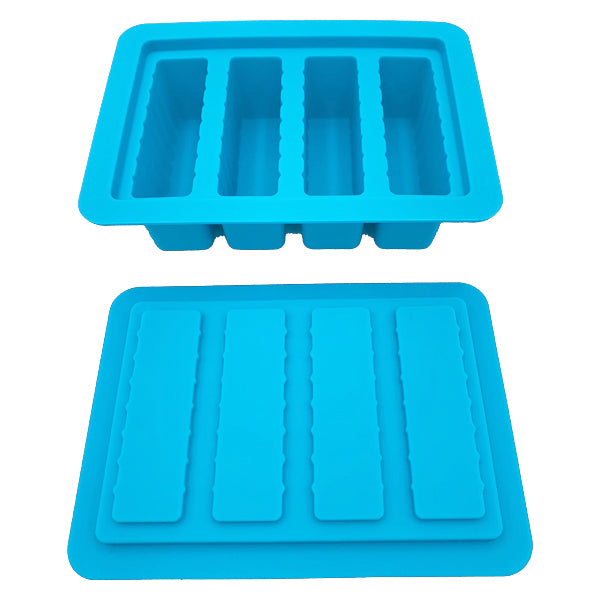 Moocorvic Butter Silicone Tray Mold with Lid Storage, Large 4