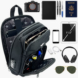 Erozul Equinox Smell Proof Crossbody Sling Bag With Combination Lock - Gray