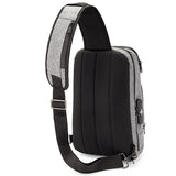Erozul Equinox Smell Proof Crossbody Sling Bag With Combination Lock - Gray