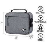 Erozul Exodus v2 Smell Proof Case With Combination Lock - Black