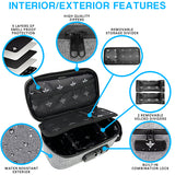 Erozul Genesis v2 Medium Smell Proof Case With Combination Lock - Gray