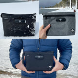 Erozul Orion Smell Proof Flat Pack Bag With Combination Lock - Gray
