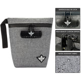 Erozul Orion Smell Proof Bag With Combination Lock 7" - Gray