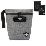 Erozul Orion Smell Proof Bag With Combination Lock 7" - Gray
