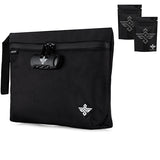 Erozul Orion Smell Proof Flat Pack Bag With Combination Lock - Black