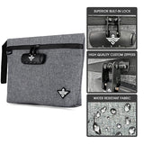 Erozul Orion Smell Proof Flat Pack Bag With Combination Lock - Black