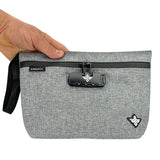 Erozul Orion Smell Proof Flat Pack Bag With Combination Lock - Gray