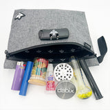 Erozul Orion Smell Proof Flat Pack Bag With Combination Lock - Black