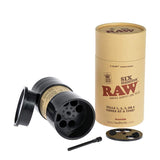 RAW Six Shooter for King Size Cones With Bonus 50 Pack Raw Cones