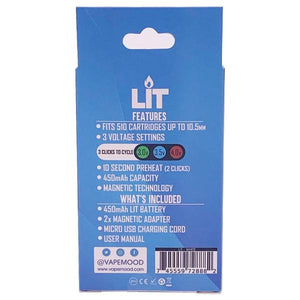 Vape Mood LIT 510 Thread Battery