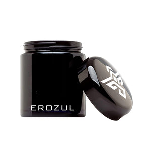 Erozul 60 ml Screw Top Airtight Wide Mouth Glass UV Jar - 3 Pack